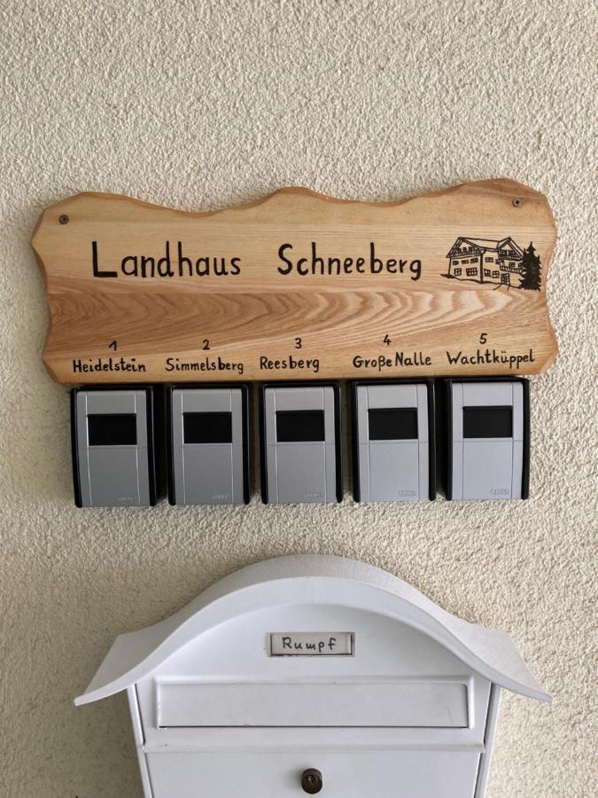 게르슈펠트 Landhaus Schneeberg 아파트 외부 사진